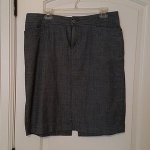 Cold water creek chambray skirt